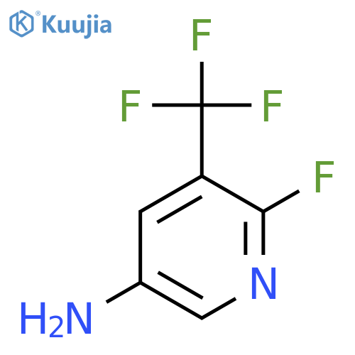 5-Amino-2-fluoro-3-(trifluoromethyl)pyridine structure