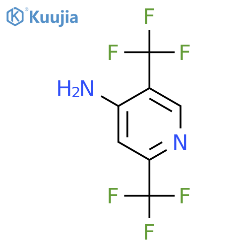 4-Amino-2,5-bis(trifluoromethyl)pyridine structure