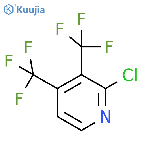 3,4-Bis(trifluoromethyl)-2-chloropyridine structure