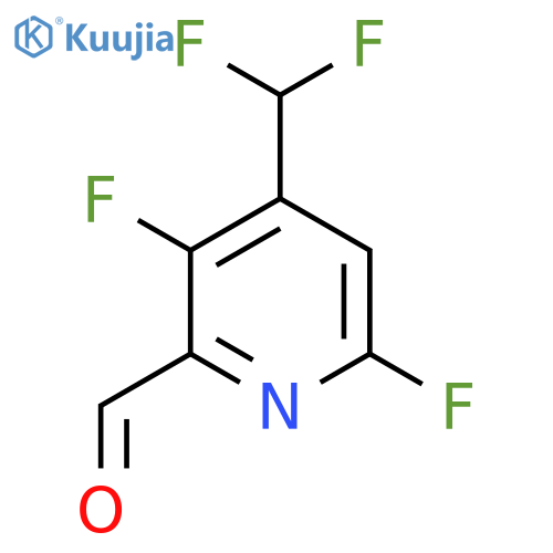 3,6-Difluoro-4-(difluoromethyl)pyridine-2-carboxaldehyde structure