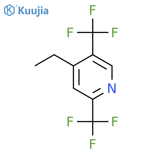 2,5-Bis(trifluoromethyl)-4-ethylpyridine structure