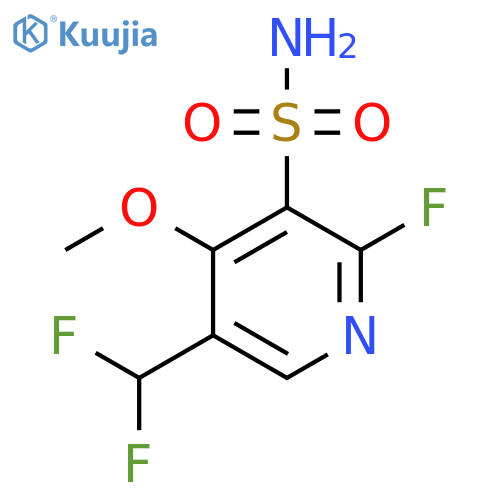 5-(Difluoromethyl)-2-fluoro-4-methoxypyridine-3-sulfonamide structure