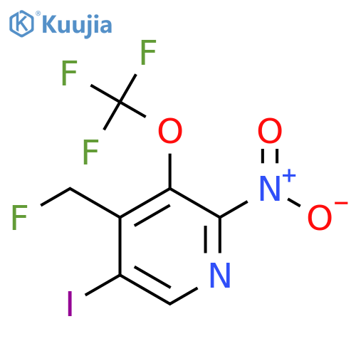 4-(Fluoromethyl)-5-iodo-2-nitro-3-(trifluoromethoxy)pyridine structure