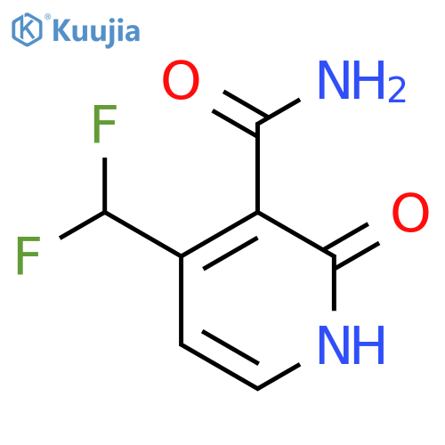 4-(Difluoromethyl)-2-hydroxypyridine-3-carboxamide structure