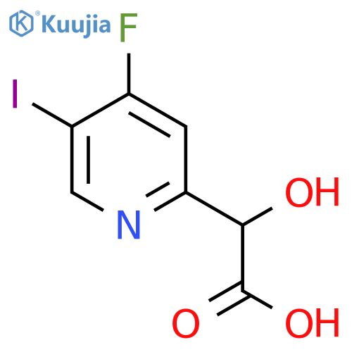2-(4-Fluoro-5-iodopyridin-2-yl)-2-hydroxyacetic acid structure