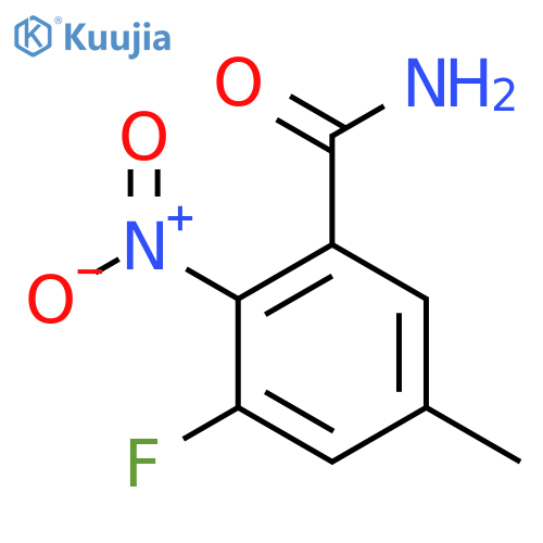 3-Fluoro-5-methyl-2-nitrobenzamide structure