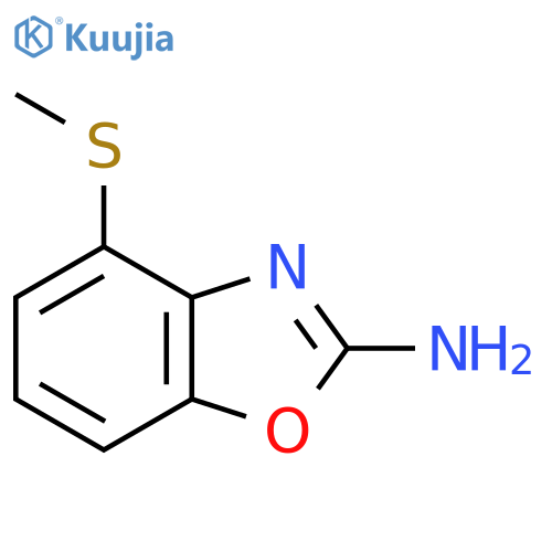 4-(Methylthio)benzo[d]oxazol-2-amine structure