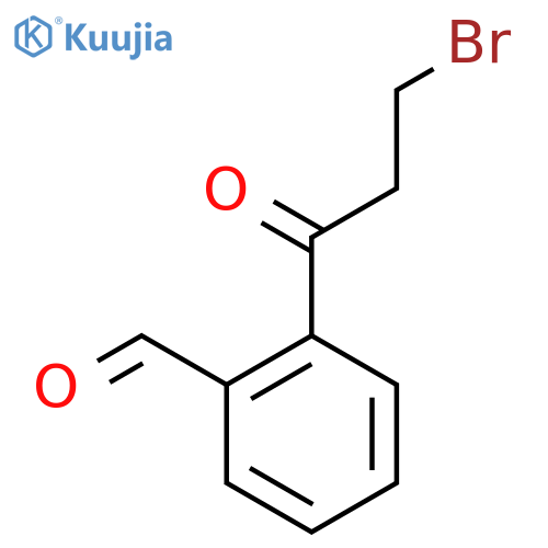 3-Bromo-1-(2-formylphenyl)propan-1-one structure