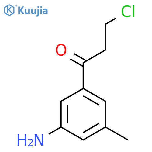 1-(3-Amino-5-methylphenyl)-3-chloropropan-1-one structure