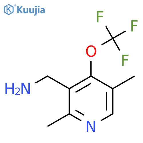 3-(Aminomethyl)-2,5-dimethyl-4-(trifluoromethoxy)pyridine structure