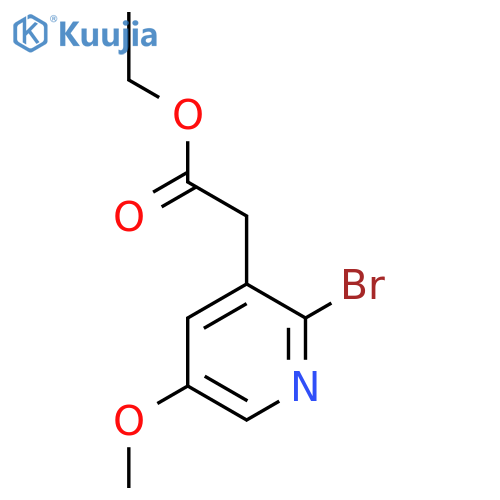 Ethyl 2-bromo-5-methoxypyridine-3-acetate structure