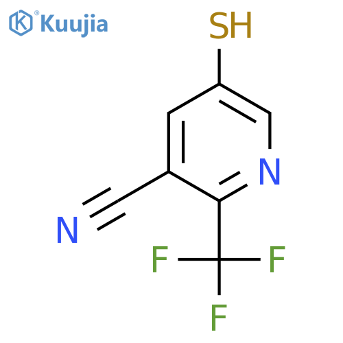 5-Mercapto-2-(trifluoromethyl)nicotinonitrile structure