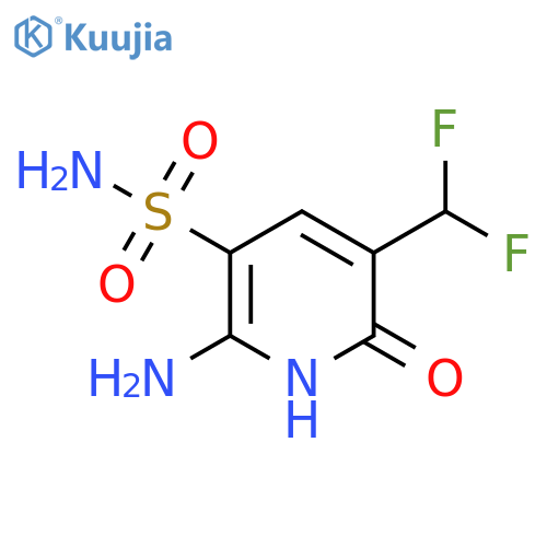 2-Amino-5-(difluoromethyl)-6-hydroxypyridine-3-sulfonamide structure