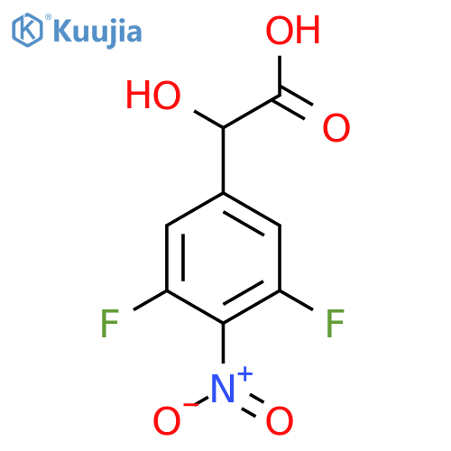 3,5-Difluoro-4-nitromandelic acid structure