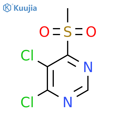 4,5-Dichloro-6-(methylsulfonyl)pyrimidine structure
