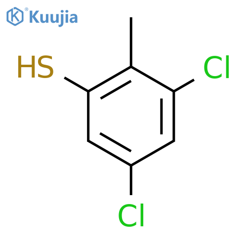 3,5-Dichloro-2-methylthiophenol structure