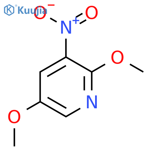 2,5-Dimethoxy-3-nitropyridine structure