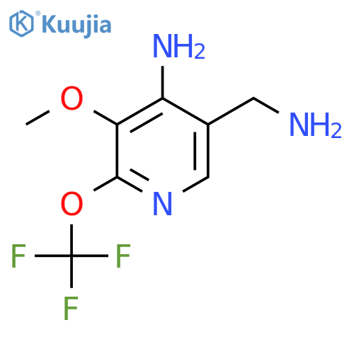 4-Amino-5-(aminomethyl)-3-methoxy-2-(trifluoromethoxy)pyridine structure