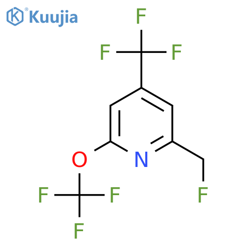 2-(Fluoromethyl)-6-(trifluoromethoxy)-4-(trifluoromethyl)pyridine structure