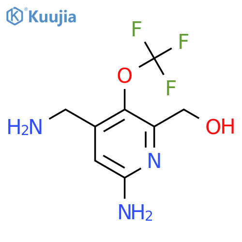 6-Amino-4-(aminomethyl)-3-(trifluoromethoxy)pyridine-2-methanol structure