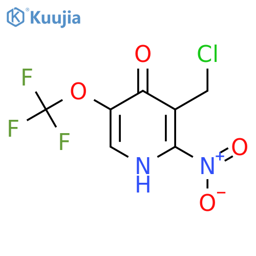 3-(Chloromethyl)-4-hydroxy-2-nitro-5-(trifluoromethoxy)pyridine structure