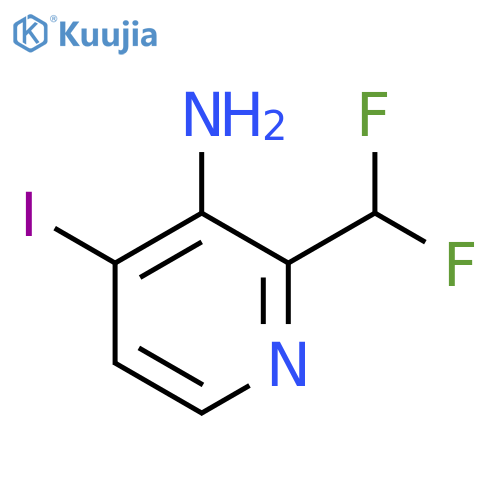 3-Amino-2-(difluoromethyl)-4-iodopyridine structure