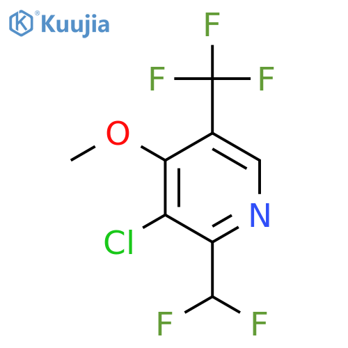 3-Chloro-2-(difluoromethyl)-4-methoxy-5-(trifluoromethyl)pyridine structure