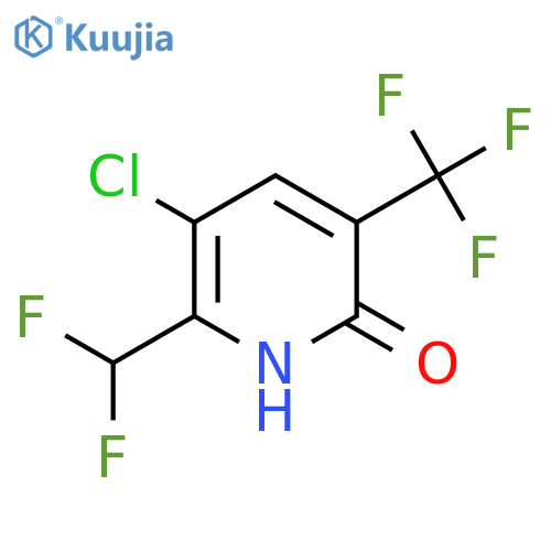 3-Chloro-2-(difluoromethyl)-6-hydroxy-5-(trifluoromethyl)pyridine structure