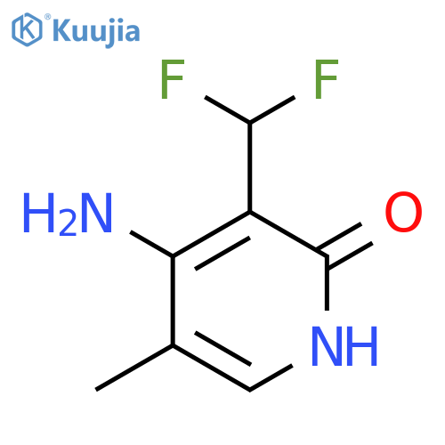 4-Amino-3-(difluoromethyl)-2-hydroxy-5-methylpyridine structure