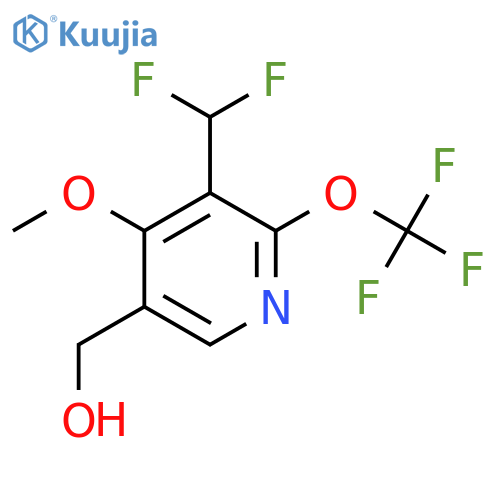 3-(Difluoromethyl)-4-methoxy-2-(trifluoromethoxy)pyridine-5-methanol structure