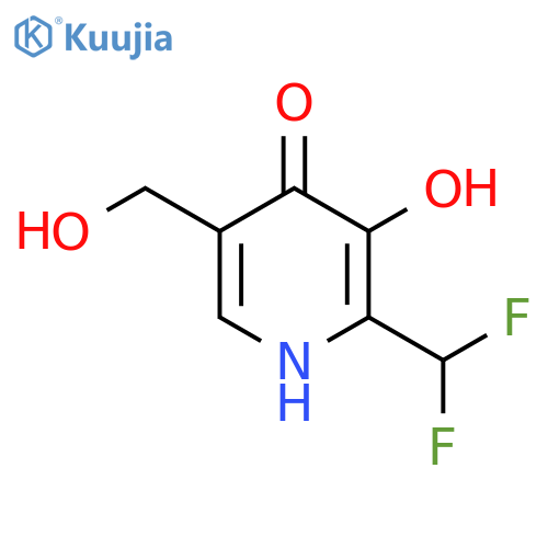 2-(Difluoromethyl)-3,4-dihydroxypyridine-5-methanol structure