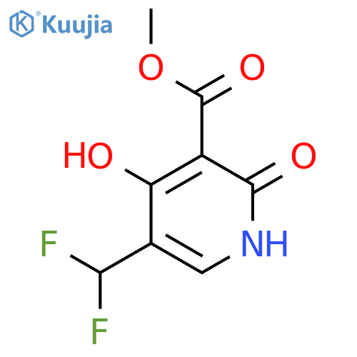 Methyl 5-(difluoromethyl)-2,4-dihydroxypyridine-3-carboxylate structure