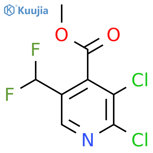 Methyl 2,3-dichloro-5-(difluoromethyl)pyridine-4-carboxylate structure