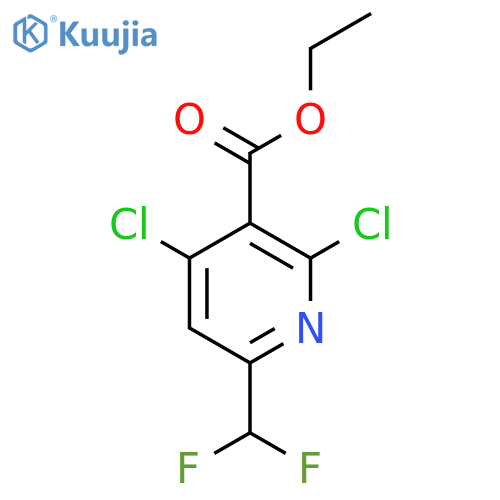 Ethyl 2,4-dichloro-6-(difluoromethyl)pyridine-3-carboxylate structure