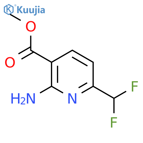 Methyl 2-amino-6-(difluoromethyl)pyridine-3-carboxylate structure