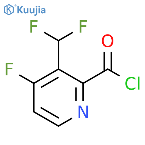 3-(Difluoromethyl)-4-fluoropyridine-2-carbonyl chloride structure