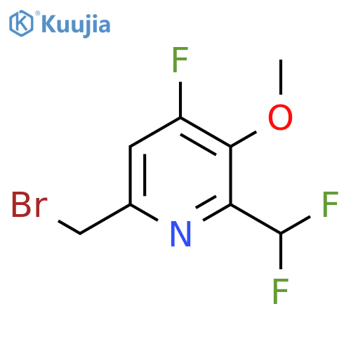 6-(Bromomethyl)-2-(difluoromethyl)-4-fluoro-3-methoxypyridine structure
