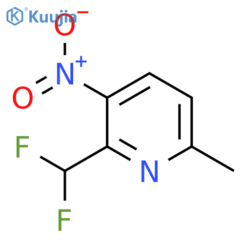 2-(Difluoromethyl)-6-methyl-3-nitropyridine structure