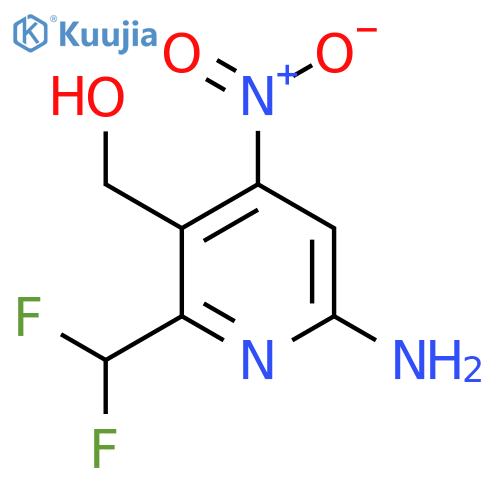 6-Amino-2-(difluoromethyl)-4-nitropyridine-3-methanol structure