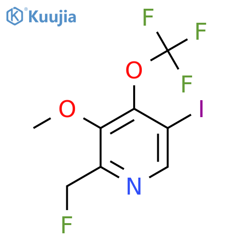 2-(Fluoromethyl)-5-iodo-3-methoxy-4-(trifluoromethoxy)pyridine structure