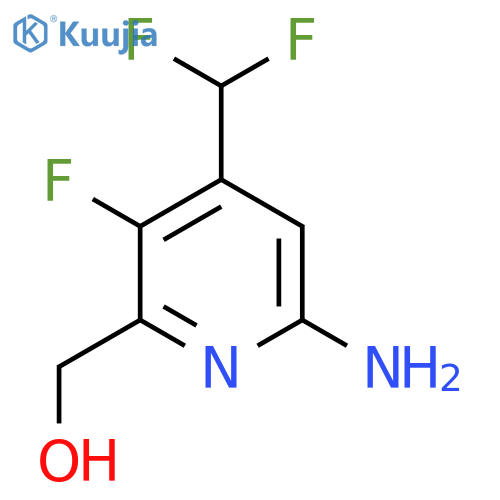 6-Amino-4-(difluoromethyl)-3-fluoropyridine-2-methanol structure