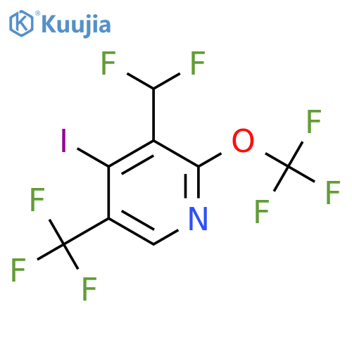 3-(Difluoromethyl)-4-iodo-2-(trifluoromethoxy)-5-(trifluoromethyl)pyridine structure