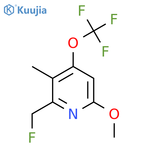 2-(Fluoromethyl)-6-methoxy-3-methyl-4-(trifluoromethoxy)pyridine structure