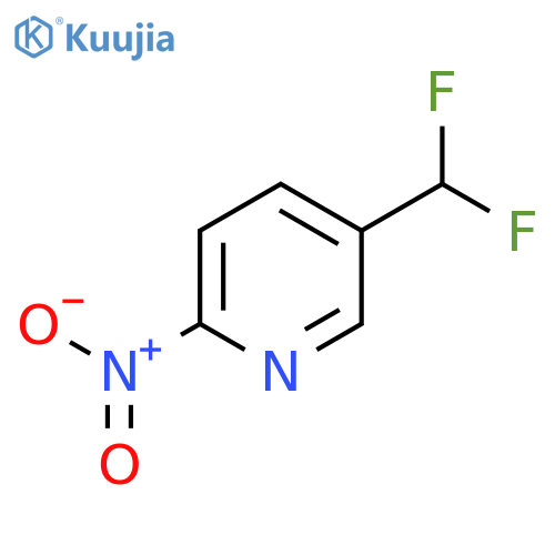 5-(Difluoromethyl)-2-nitropyridine structure