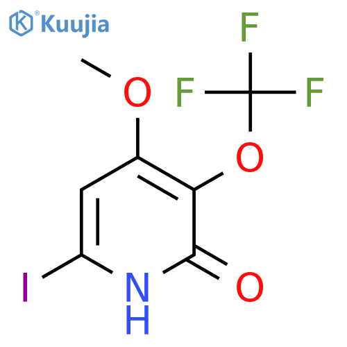 2-Hydroxy-6-iodo-4-methoxy-3-(trifluoromethoxy)pyridine structure