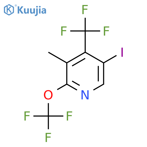 5-Iodo-3-methyl-2-(trifluoromethoxy)-4-(trifluoromethyl)pyridine structure