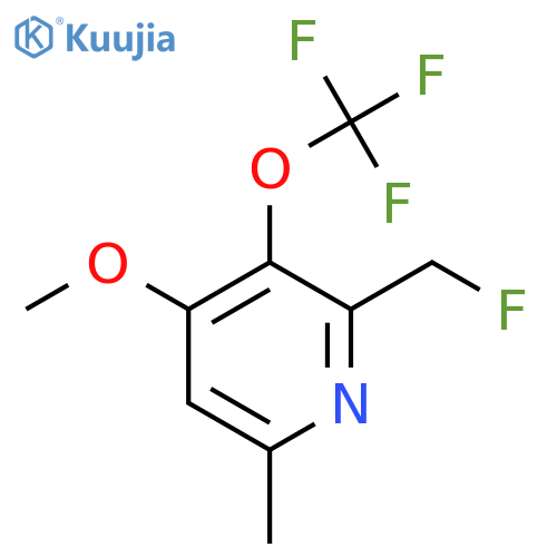 2-(Fluoromethyl)-4-methoxy-6-methyl-3-(trifluoromethoxy)pyridine structure