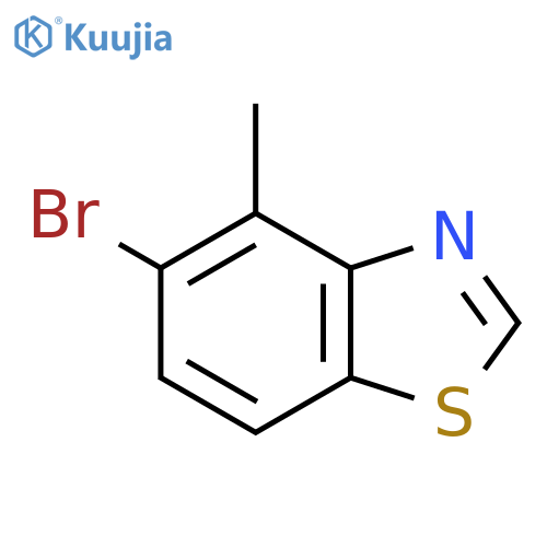 5-Bromo-4-methylbenzothiazole structure