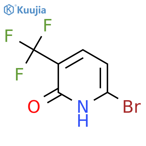 6-Bromo-3-(trifluoromethyl)pyridin-2-ol structure