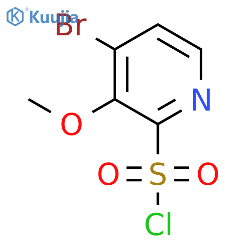 4-Bromo-3-methoxypyridine-2-sulfonyl chloride structure